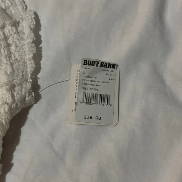 Free People intimately white cami crop top Lace Amina - Picture 2 of 6